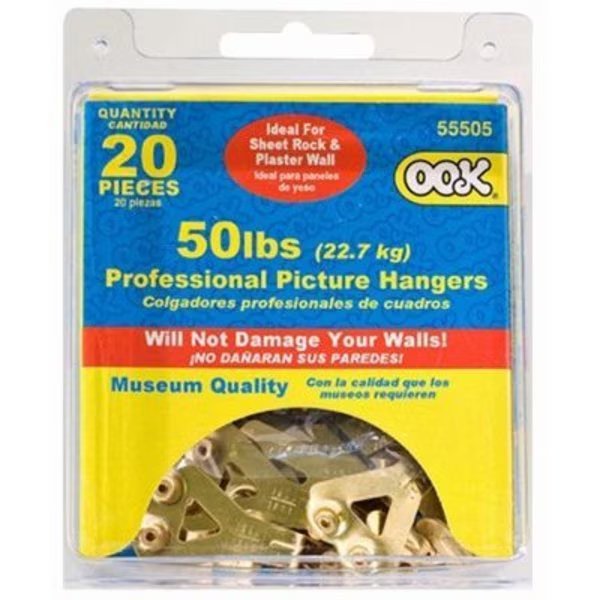 20PK 50LB BRS Hangers, Hillman, Mfr#: 535892